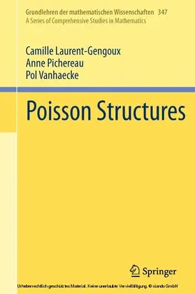 Laurent-Gengoux / Pichereau / Vanhaecke |  Poisson Structures | eBook | Sack Fachmedien