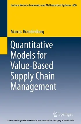 Brandenburg | Quantitative Models for Value-Based Supply Chain Management | E-Book | www.sack.de