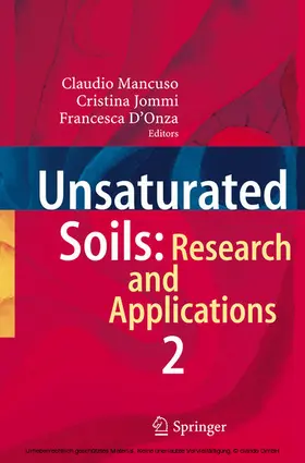 Mancuso / Jommi / D’Onza |  Unsaturated Soils: Research and Applications | eBook | Sack Fachmedien