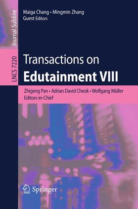 Chang / Zhang | Transactions on Edutainment VIII | Buch | 978-3-642-31438-4 | sack.de