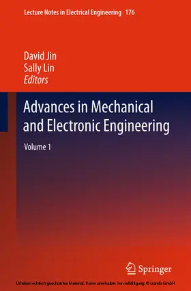 Jin / Lin |  Advances in Mechanical and Electronic Engineering | eBook | Sack Fachmedien