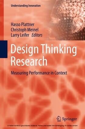 Plattner / Meinel / Leifer | Design Thinking Research | E-Book | sack.de