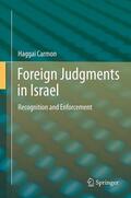 Carmon |  Foreign Judgments in Israel | eBook | Sack Fachmedien