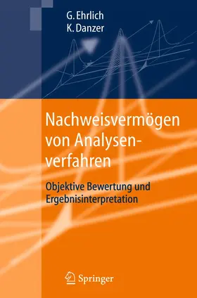 Ehrlich / Danzer |  Nachweisvermögen von Analysenverfahren | Buch |  Sack Fachmedien