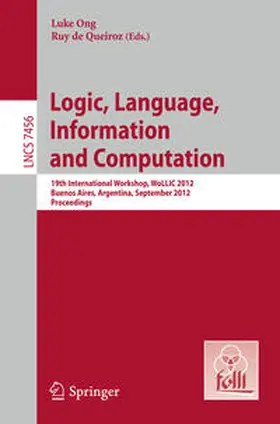 Ong / de Queiroz | Logic, Language, Information, and Computation | E-Book | sack.de