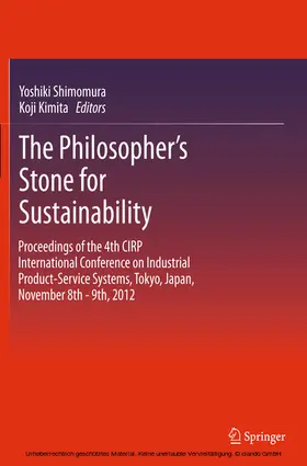 Shimomura / Kimita |  The Philosopher's Stone for Sustainability | eBook | Sack Fachmedien