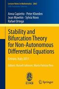 Capietto / Kloeden / Mawhin |  Stability and Bifurcation Theory for Non-Autonomous Differential Equations | Buch |  Sack Fachmedien