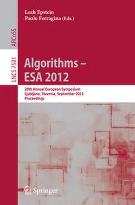 Epstein / Ferragina | Algorithms –- ESA 2012 | E-Book | sack.de