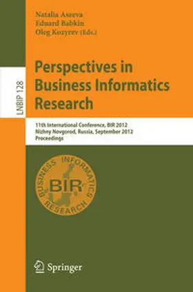 Aseeva / Babkin / Kozyrev | Perspectives in Business Informatics Research | E-Book | sack.de