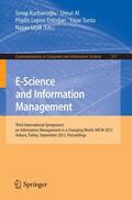 Kurbanoglu / Ucak / Al |  E-Science and Information Management | Buch |  Sack Fachmedien