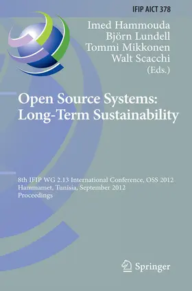 Hammouda / Scacchi / Lundell |  Open Source Systems: Long-Term Sustainability | Buch |  Sack Fachmedien