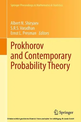 Shiryaev / Varadhan / Presman |  Prokhorov and Contemporary Probability Theory | eBook | Sack Fachmedien