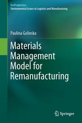 Golinska |  Materials Management Model for Remanufacturing | Buch |  Sack Fachmedien
