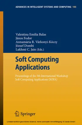 Balas / Fodor / Várkonyi-Kóczy |  Soft Computing Applications | eBook | Sack Fachmedien