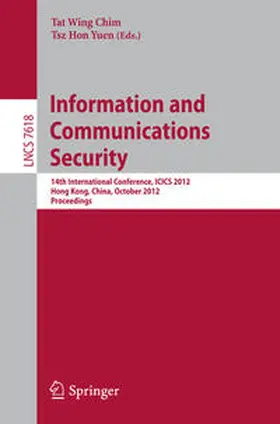 Chim / Yuen | Information and Communications Security | E-Book | www.sack.de
