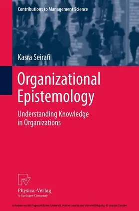 Seirafi | Organizational Epistemology | E-Book | sack.de