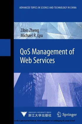 Zheng / Lyu | QoS Management of Web Services | E-Book | sack.de