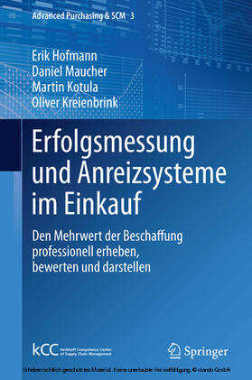 Hofmann / Maucher / Kotula | Erfolgsmessung und Anreizsysteme im Einkauf | E-Book | sack.de