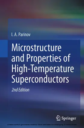 Parinov | Microstructure and Properties of High-Temperature Superconductors | E-Book | www.sack.de