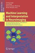 Langs / Murphy / Rish |  Machine Learning and Interpretation in Neuroimaging | Buch |  Sack Fachmedien