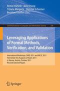 Hähnle / Knoop / Steffen |  Leveraging Applications of Formal Methods, Verification, and Validation | Buch |  Sack Fachmedien
