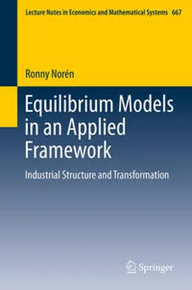 Norén | Equilibrium Models in an Applied Framework | E-Book | www.sack.de