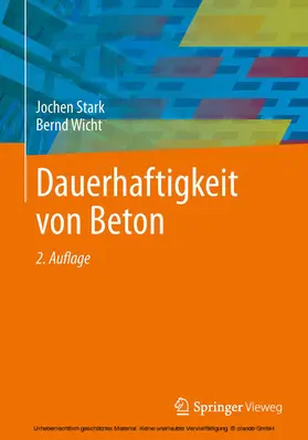 Stark / Wicht |  Dauerhaftigkeit von Beton | eBook | Sack Fachmedien