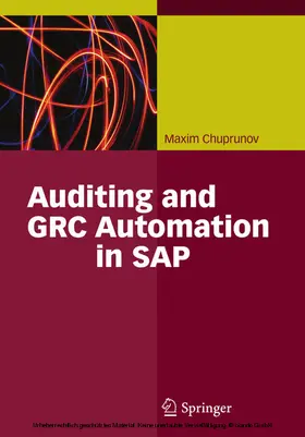 Chuprunov | Auditing and GRC Automation in SAP | E-Book | sack.de