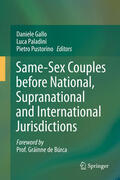 Gallo / Paladini / Pustorino |  Same-Sex Couples before National, Supranational and International Jurisdictions | eBook | Sack Fachmedien