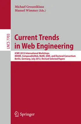 Grossniklaus / Wimmer | Current Trends in Web Engineering | E-Book | sack.de