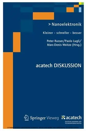 Russer / Lugli / Weitze |  Nanoelektronik | eBook | Sack Fachmedien