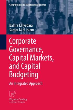 Islam / Kalyebara | Corporate Governance, Capital Markets, and Capital Budgeting | Buch | 978-3-642-35906-4 | sack.de