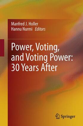 Nurmi / Holler |  Power, Voting, and Voting Power: 30 Years After | Buch |  Sack Fachmedien