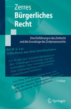 Zerres | Bürgerliches Recht | E-Book | sack.de