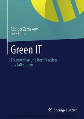 Zarnekow / Kolbe | Green IT | E-Book | sack.de