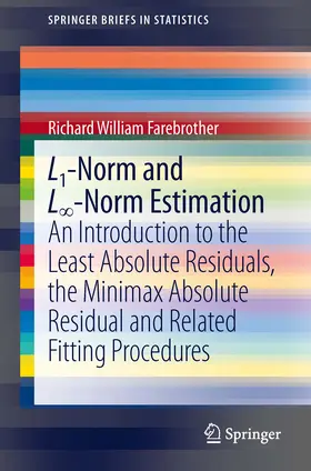 Farebrother |  L1-Norm and L8-Norm Estimation | eBook | Sack Fachmedien