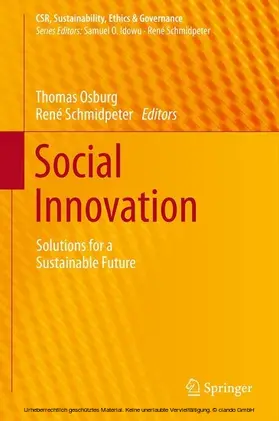 Osburg / Schmidpeter |  Social Innovation | eBook | Sack Fachmedien