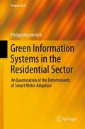 Wunderlich |  Green Information Systems in the Residential Sector | Buch |  Sack Fachmedien