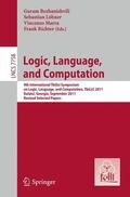 Bezhanishvili / Richter / Löbner |  Logic, Language, and Computation | Buch |  Sack Fachmedien
