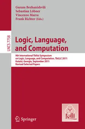 Bezhanishvili / Löbner / Marra | Logic, Language, and Computation | E-Book | www.sack.de