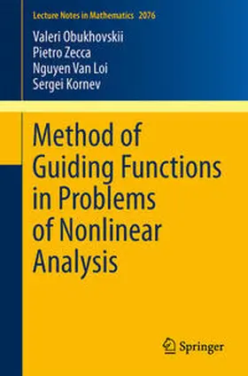 Obukhovskii / Zecca / Van Loi | Method of Guiding Functions in Problems of Nonlinear Analysis | E-Book | sack.de