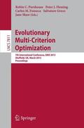 Purshouse / Fleming / Shaw |  Evolutionary Multi-Criterion Optimization | Buch |  Sack Fachmedien