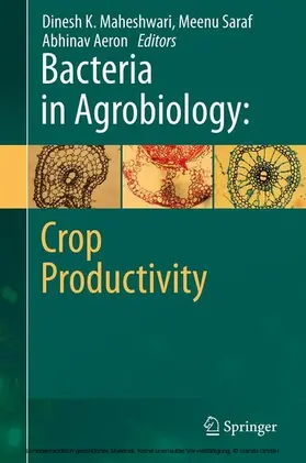 Maheshwari / Saraf / Aeron |  Bacteria in Agrobiology: Crop Productivity | eBook | Sack Fachmedien