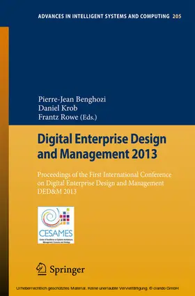 Benghozi / Krob / Rowe |  Digital Enterprise Design and Management 2013 | eBook | Sack Fachmedien