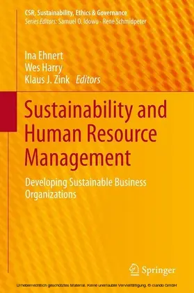 Ehnert / Harry / Zink | Sustainability and Human Resource Management | E-Book | www.sack.de