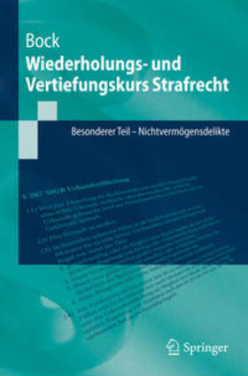 Bock | Wiederholungs- und Vertiefungskurs Strafrecht | E-Book | sack.de