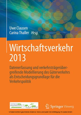 Clausen / Thaller | Wirtschaftsverkehr 2013 | E-Book | sack.de