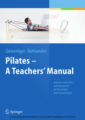 Geweniger / Bohlander |  Pilates - A Teachers’ Manual | eBook | Sack Fachmedien