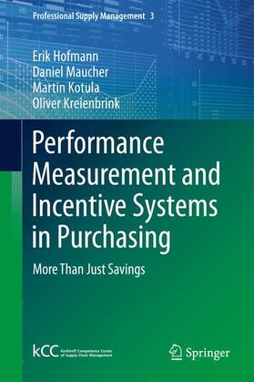 Hofmann / Kreienbrink / Maucher | Performance Measurement and Incentive Systems in Purchasing | Buch | 978-3-642-38438-7 | sack.de