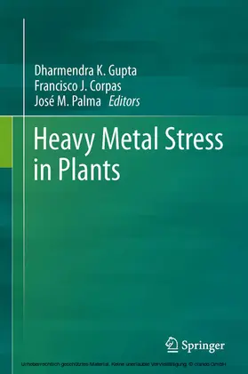 Gupta / Corpas / Palma | Heavy Metal Stress in Plants | E-Book | www.sack.de